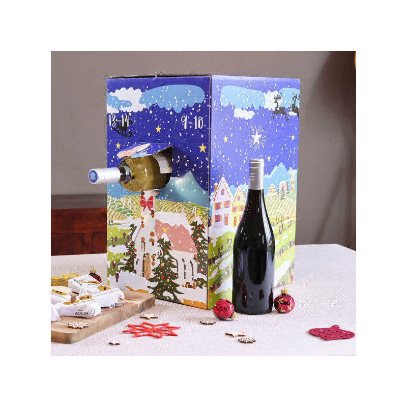 Calendrier de l'avent du vin - 12 bouteilles de 75 cl - 2025