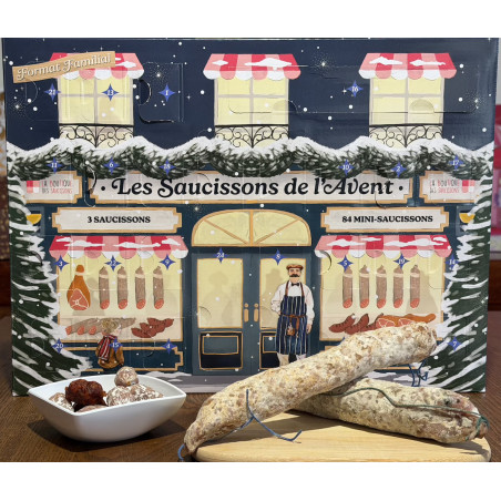 Calendrier de l'avent des saucissons artisanaux