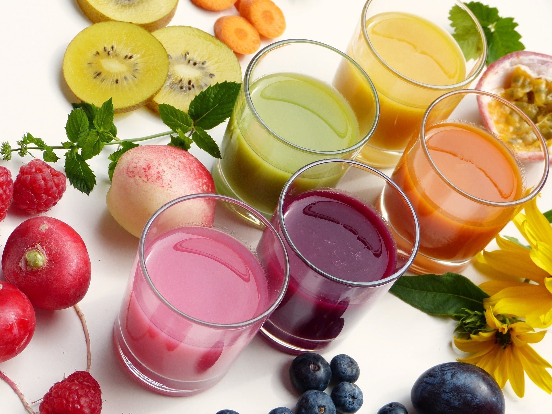 La dégustation de jus