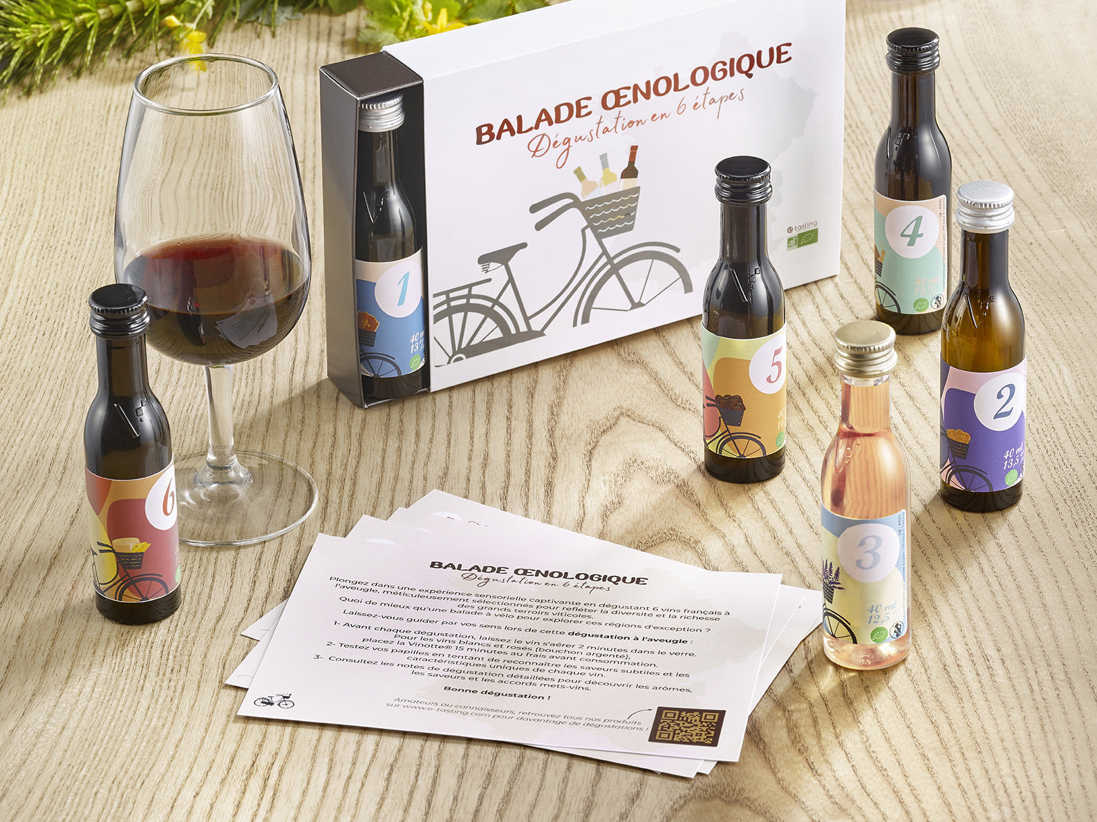 Box vin - Balade Oenologique - 6 vins français bio