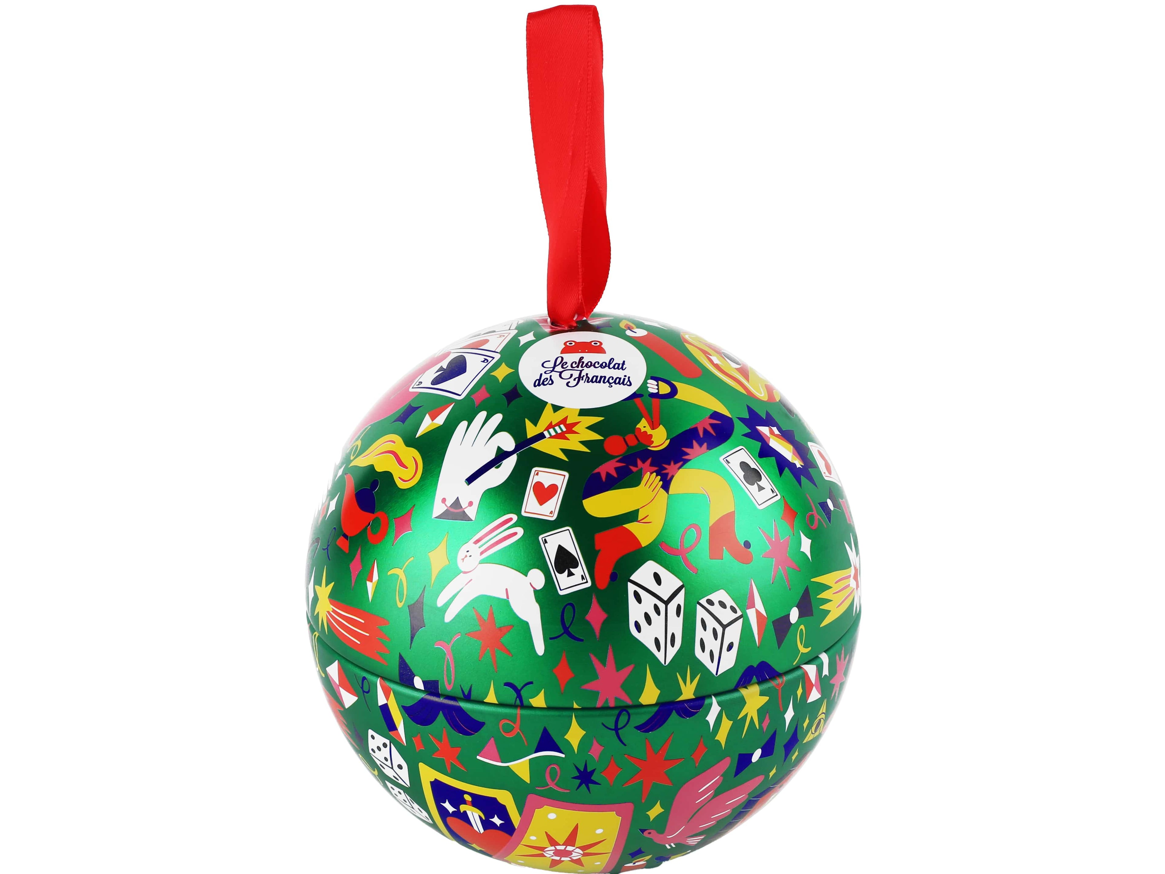 Boule en Métal – Délice Croustillant Chocolaté