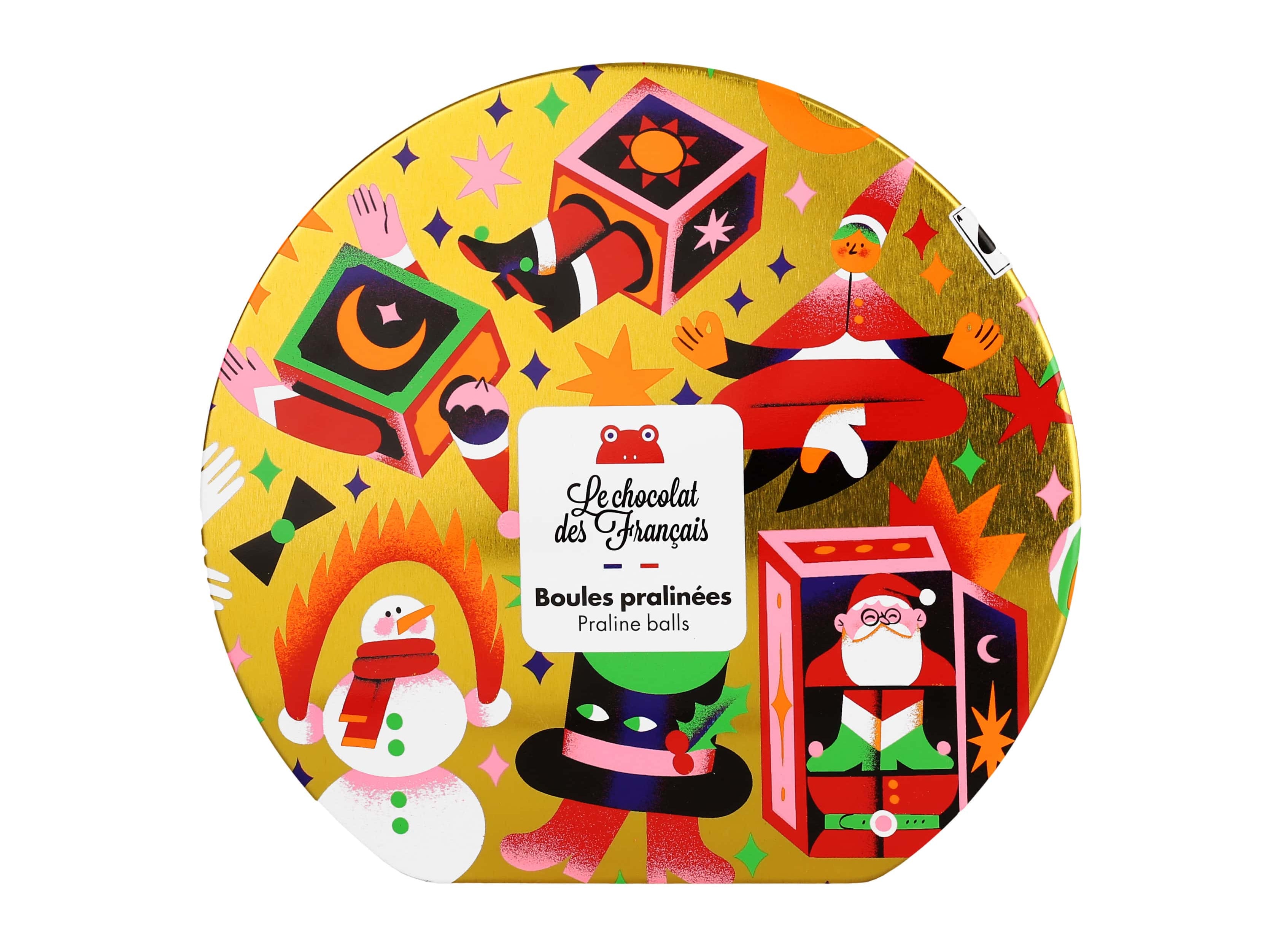 Coffret Doré – Boules Praliné Fondantes