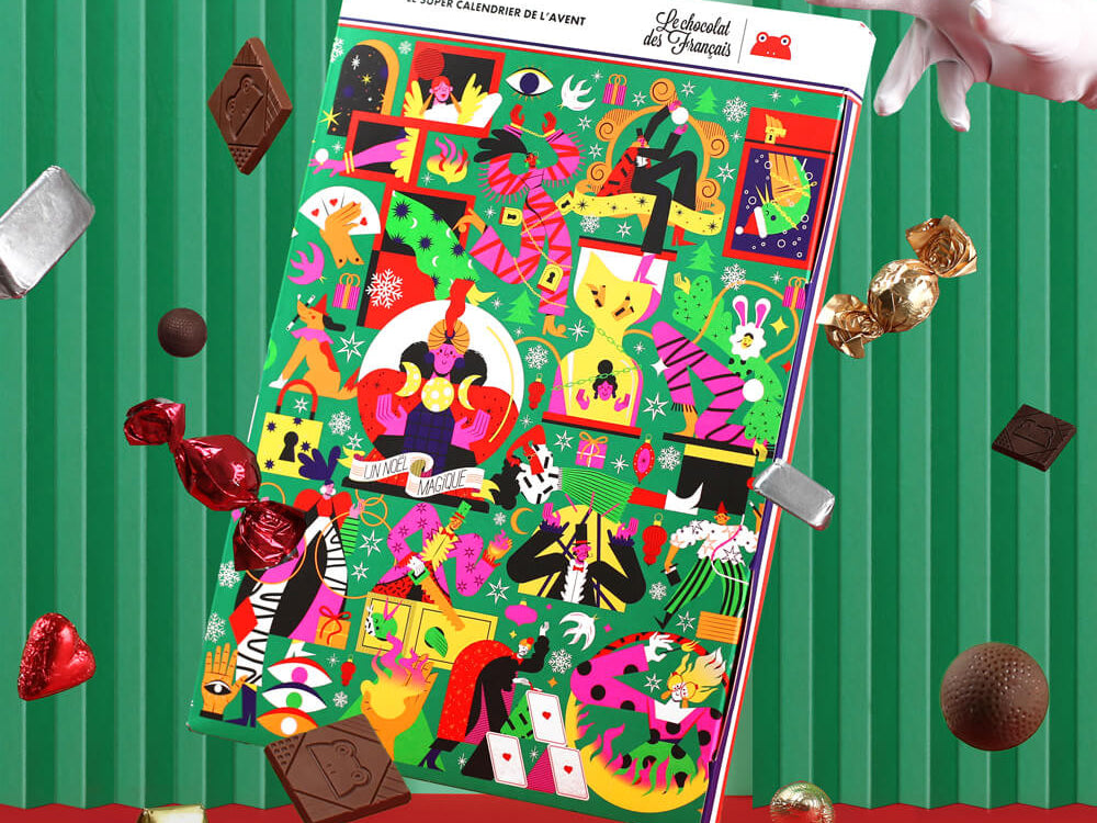 Le Super Calendrier chocolat féérique - Chocolat des Français