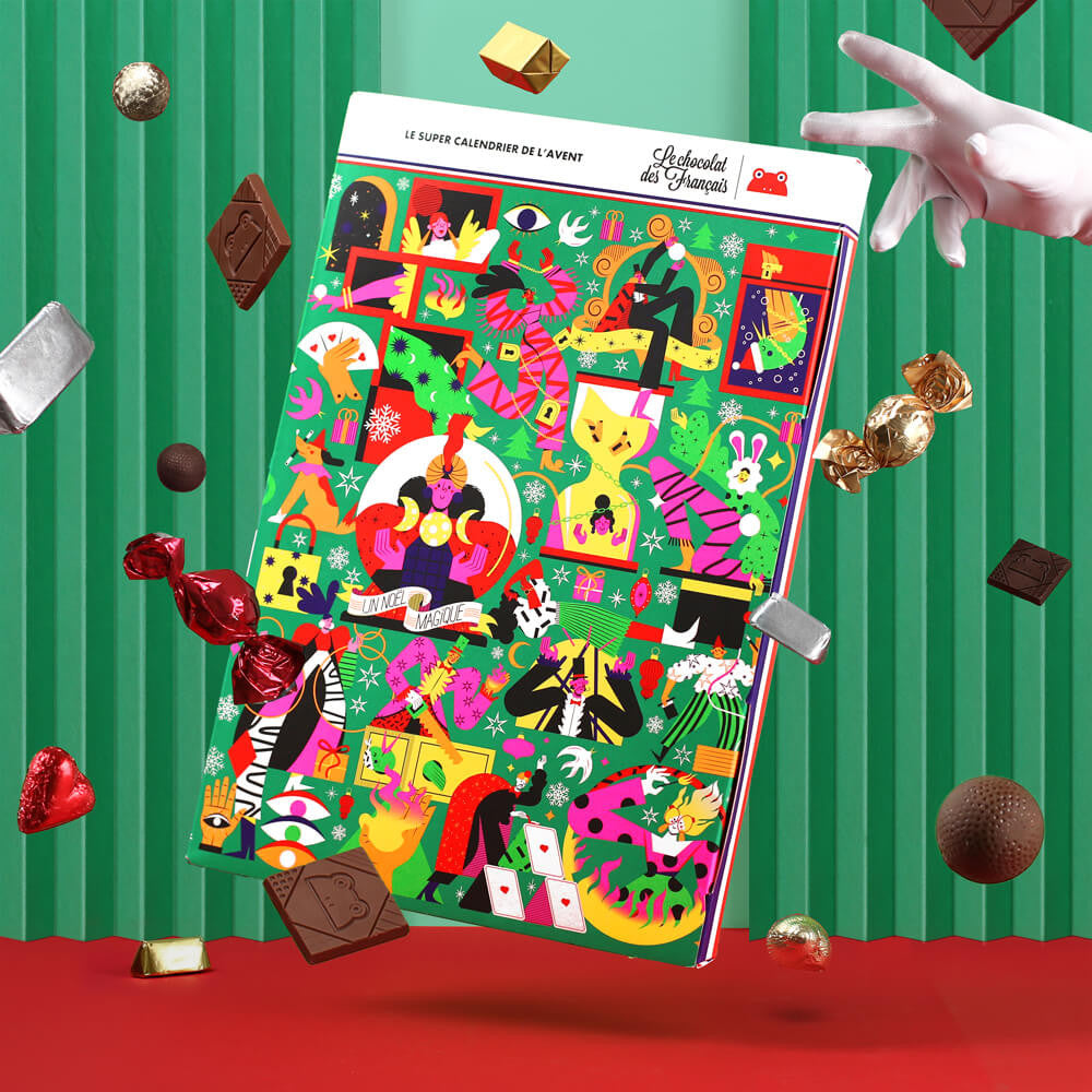 Le Super Calendrier chocolat féérique - Chocolat des Français