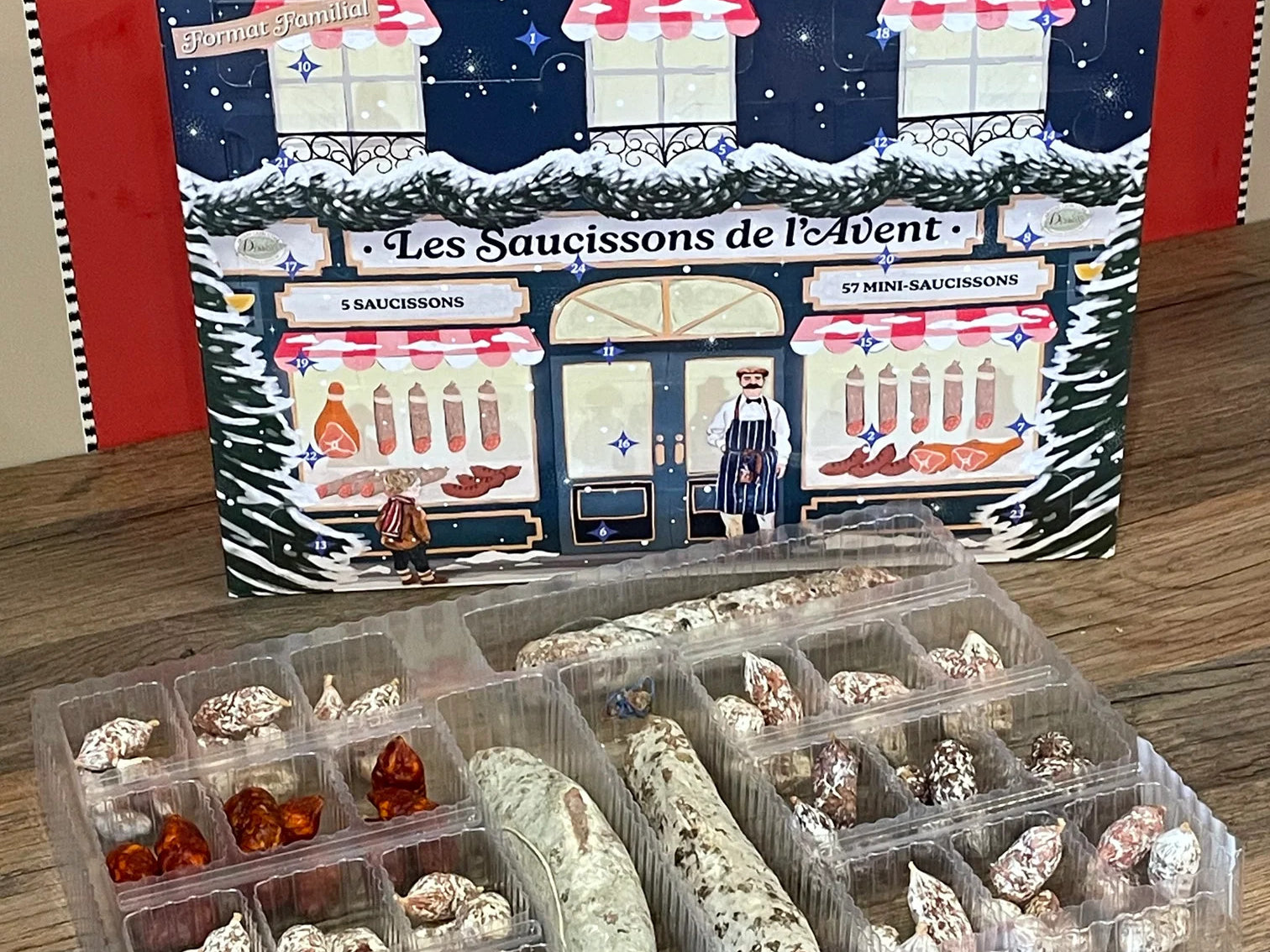 Saucisson artisanal - 84 mini-saucissons et 3 saucissons secs entiers