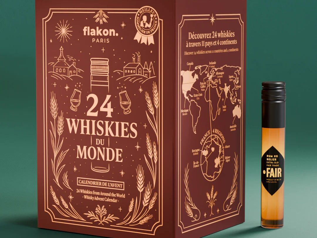 24 Whiskies - Flacons de 10 cl
