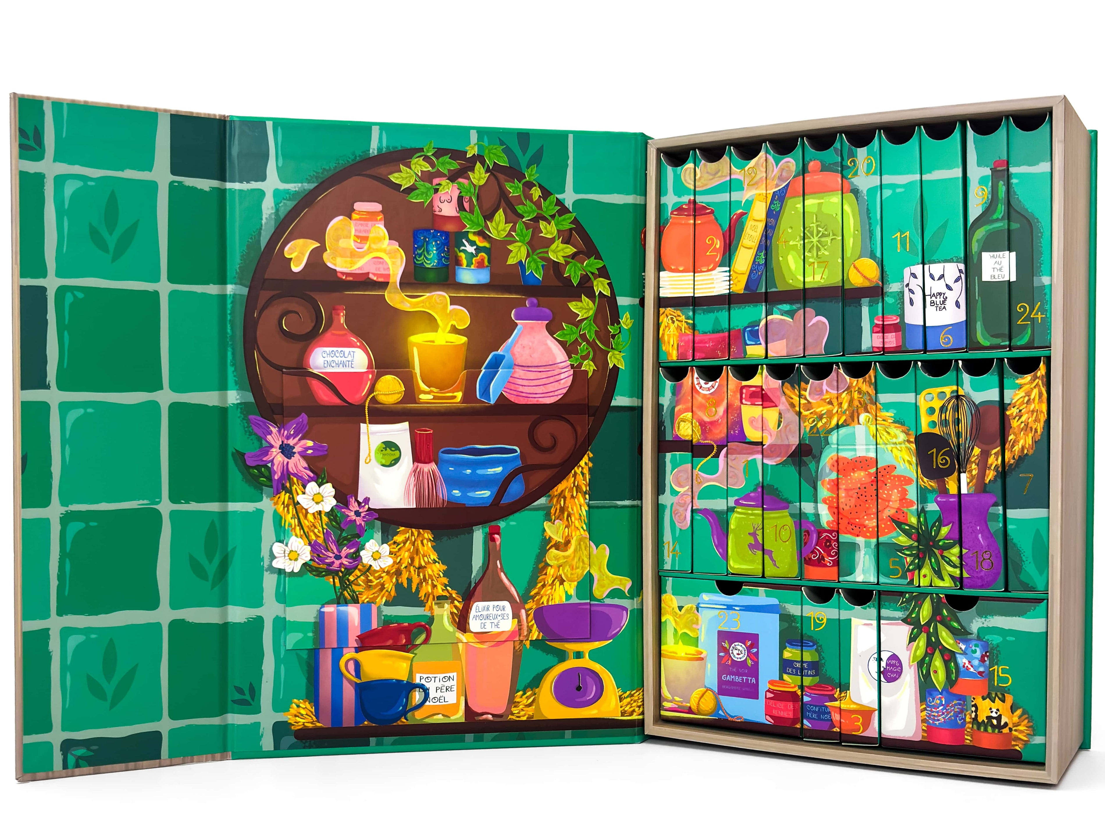 Calendrier de l'avent thé - Happy Blue Tea