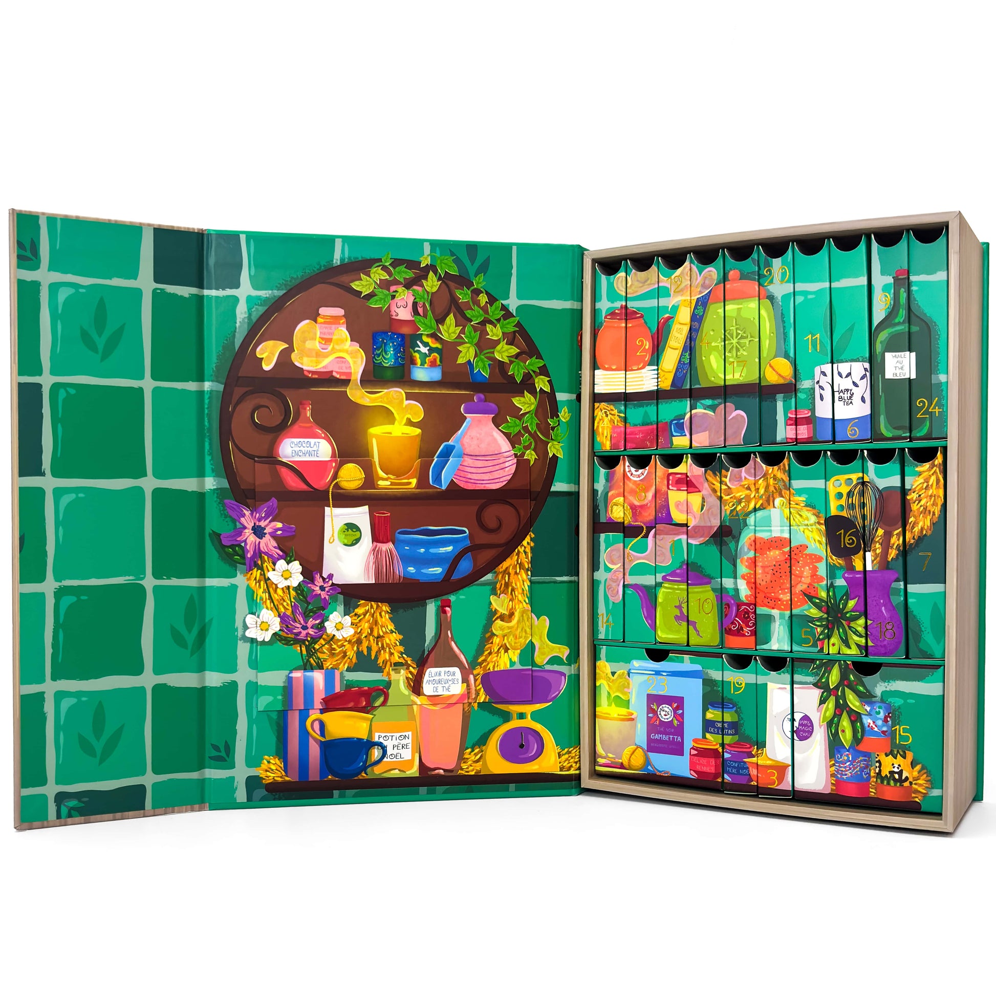 Calendrier de l'avent thé - Happy Blue Tea