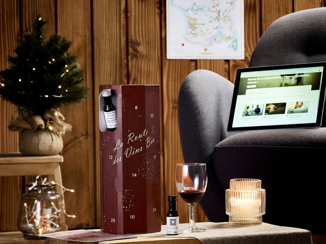 Calendrier avent vin La Route des vins bios - Meilleur Ouvrier de France