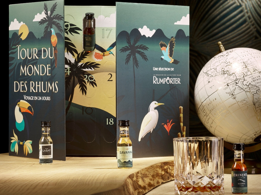 Calendrier avent rhum Le Tour du monde des Rhums