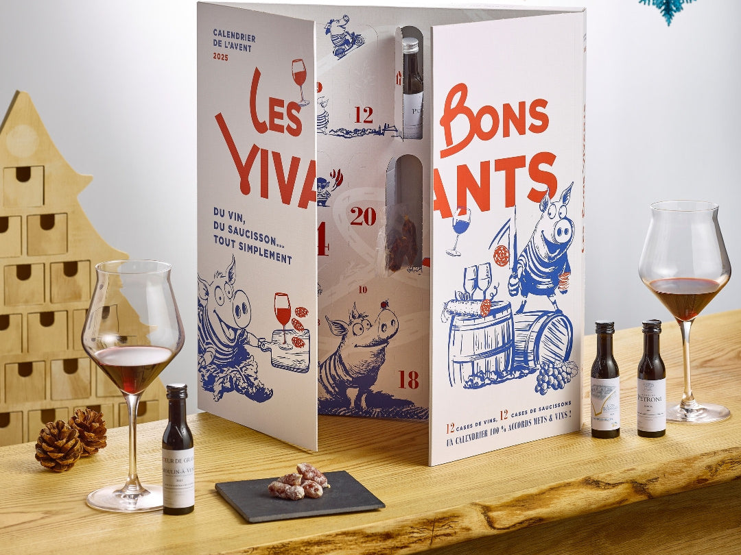 Saucisson et vin - Les bons vivants