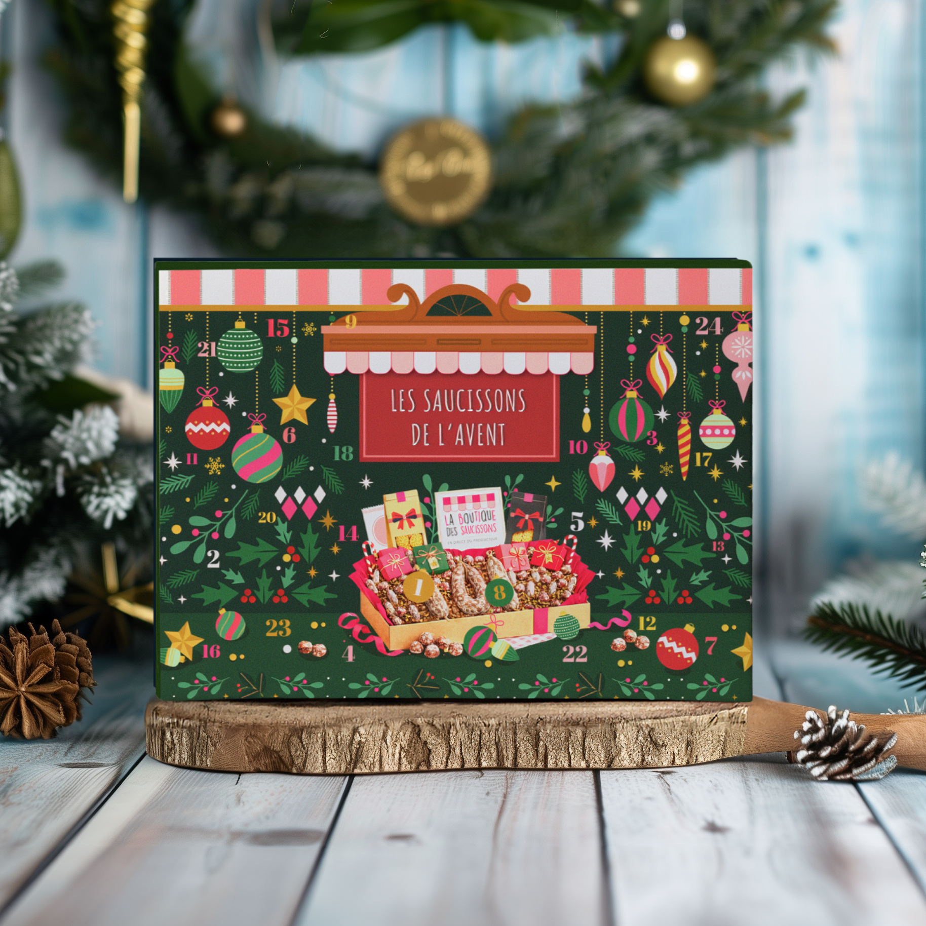 calendrier avent saucisson familial - La Boutique des Saucissons