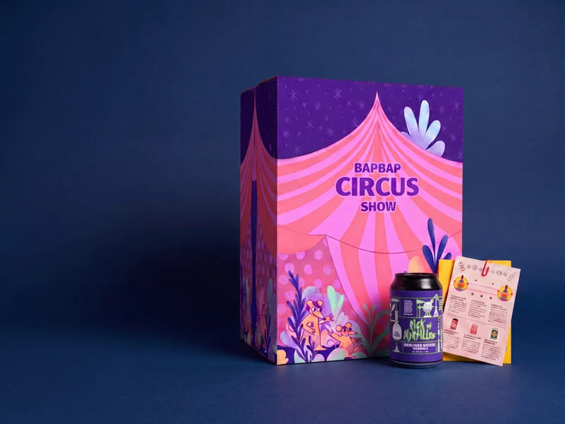 Calendrier avent biere Bapbap 2026 Circus show