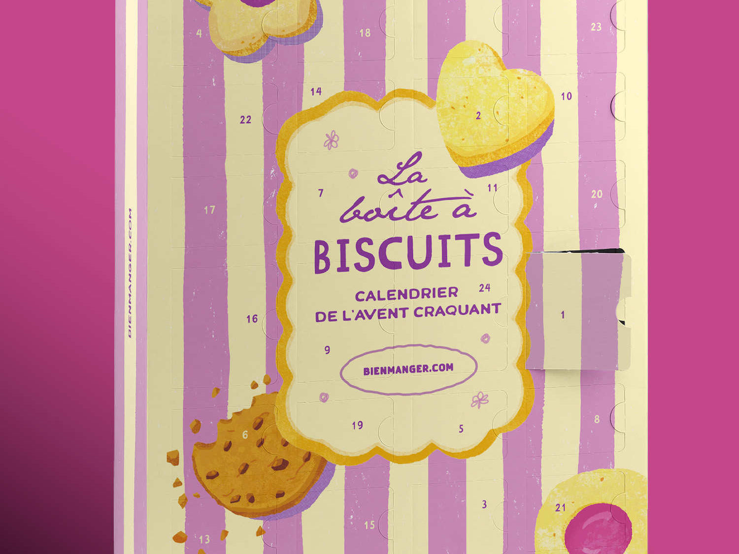 Calendrier avent biscuits 2026