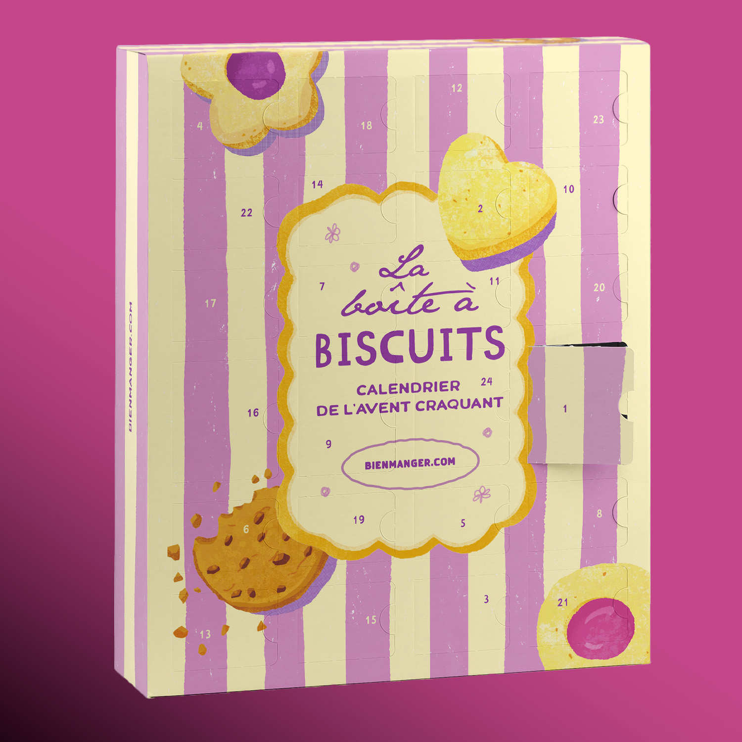 Calendrier avent biscuits 2026