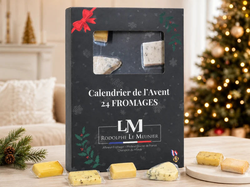 Calendrier avent 24 fromages MOF - Rodolphe Le Meunier