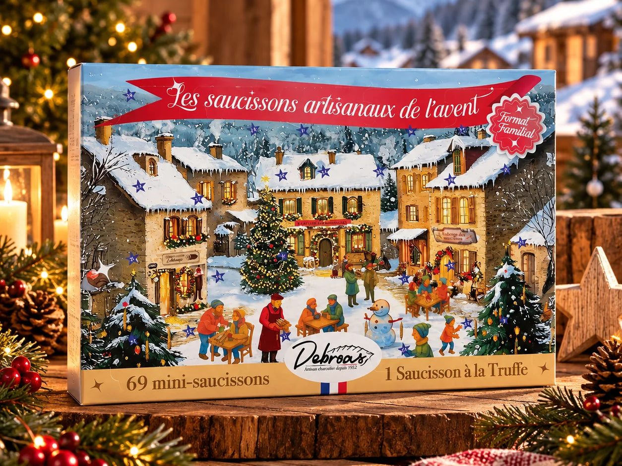 Calendrier avent 70 saucissons - Debroas