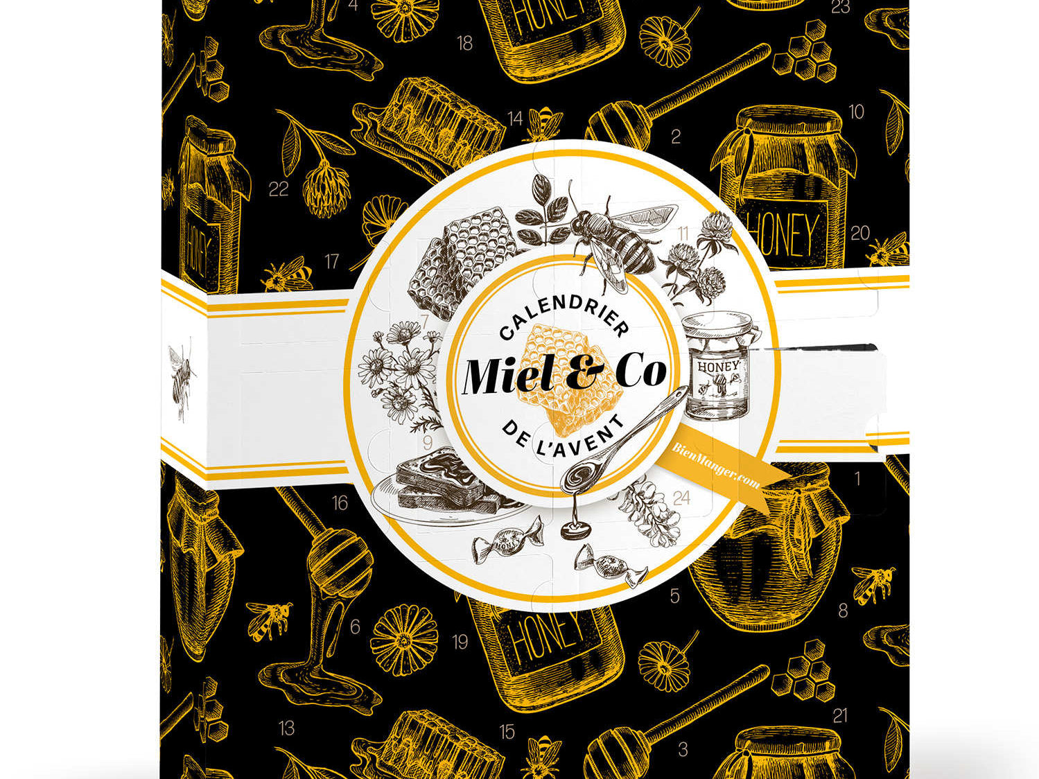 Calendrier avent miel 2026