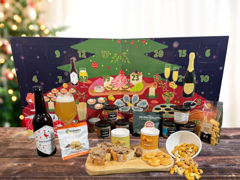 Intérieur calendrier avent apéritif artisanal