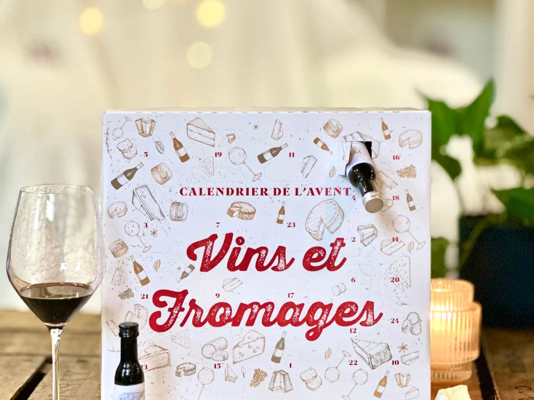 Calendrier avent vins et fromages