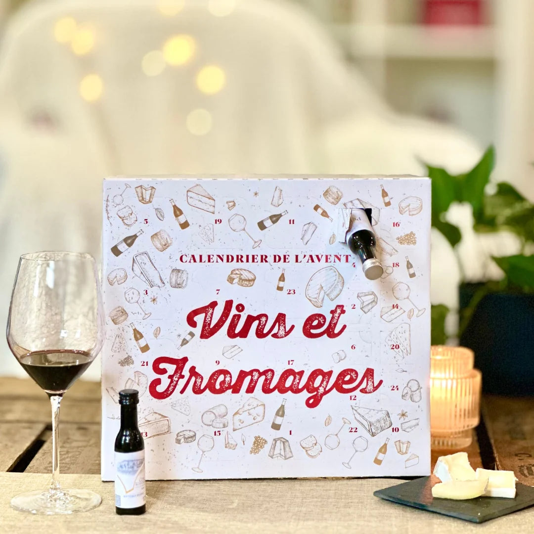 Calendrier avent vins et fromages
