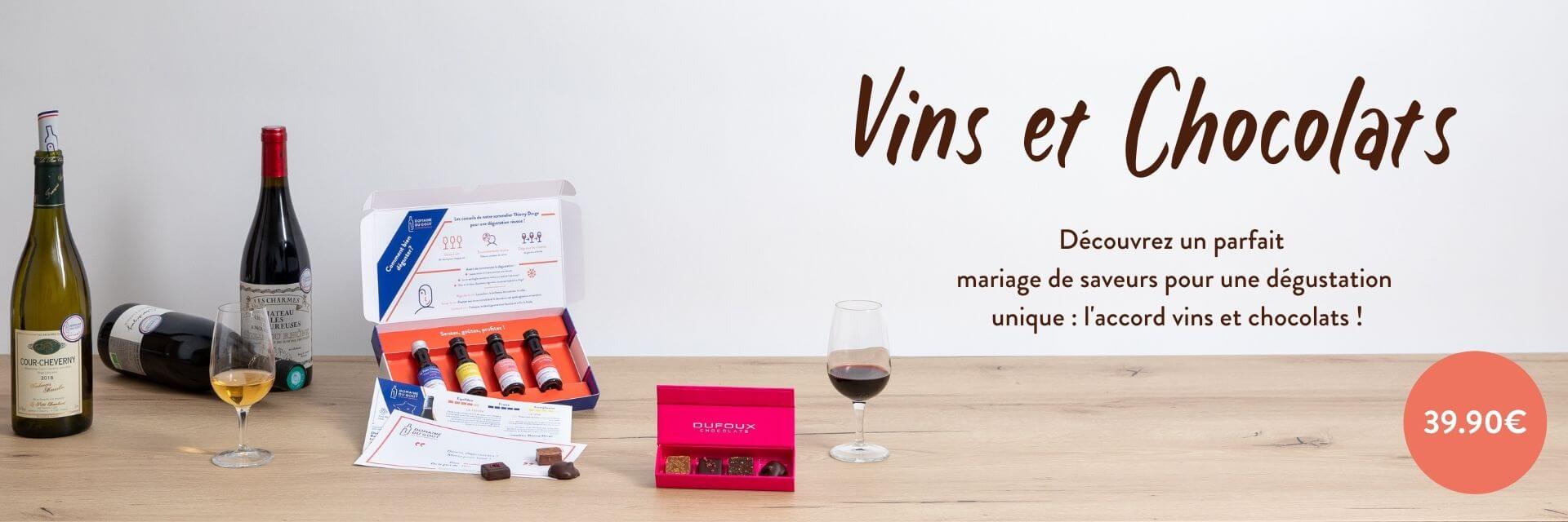Box Vins et chocolats Domaine du Goût