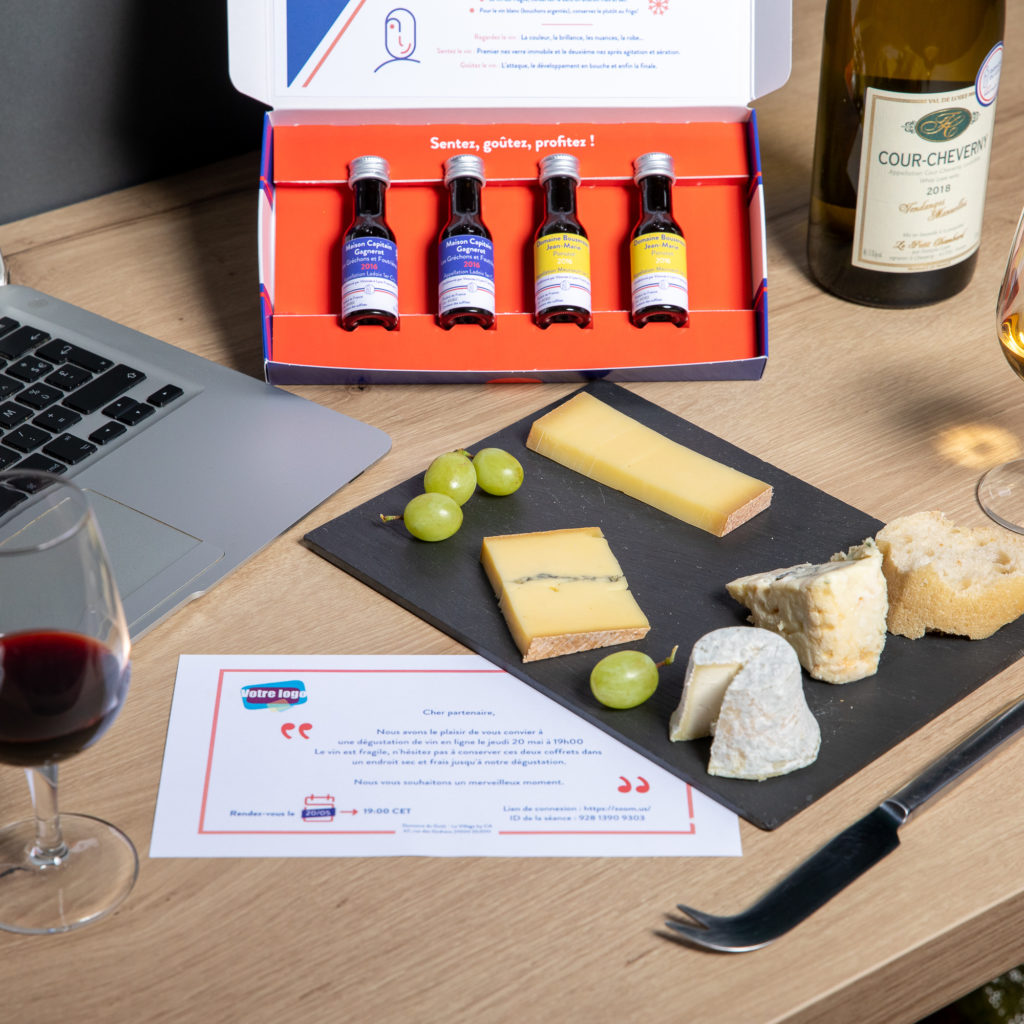 box vins et fromages Domaine du Goût mobile